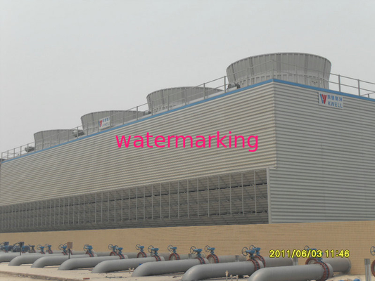 Open Loop FRP Water Cooling Towers Low Noise For Industrial