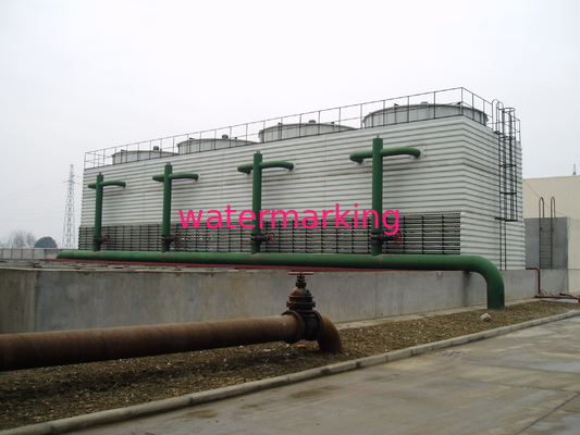 Big Square Counterflow Cooling Tower , Quiet Cooling Towers