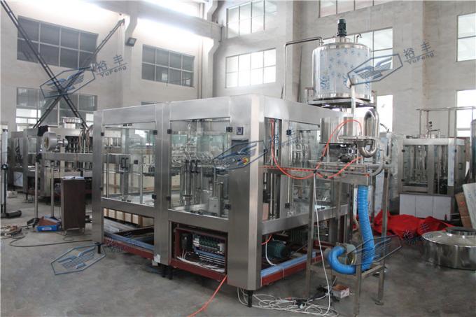 38mm Bottle Neck 24 Head Juice Filling Machine With Temperature Control 0