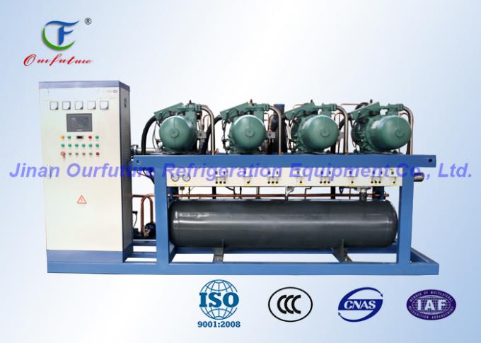 Parallel Screw Air Cooled Screw Chiller With PLC safety auto control 0