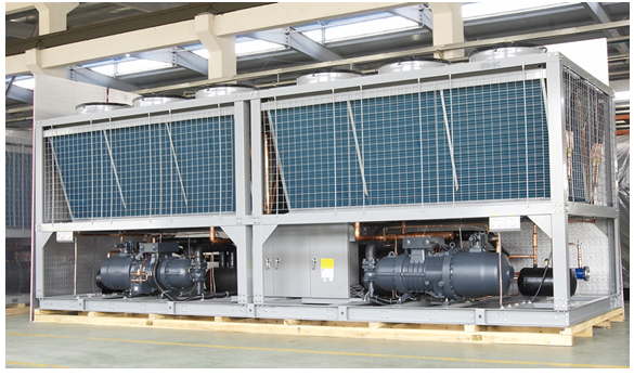 Commercial Air Cooled Water Chiller HVAC System Air Cooling Units 0