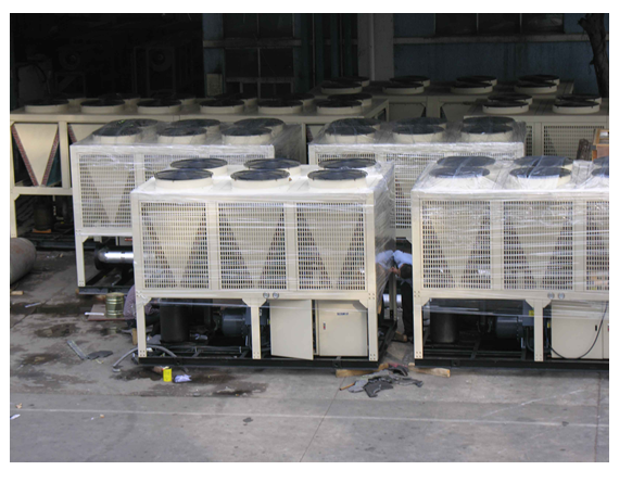 Eco friendly R407C Refrigerant HVAC Chiller , Phase reversion protection 0
