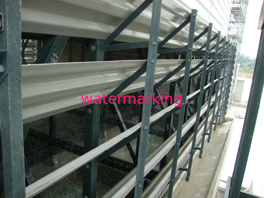 Customized Wave Shape FRP Inlet Louver For Cooling Tower Equipment