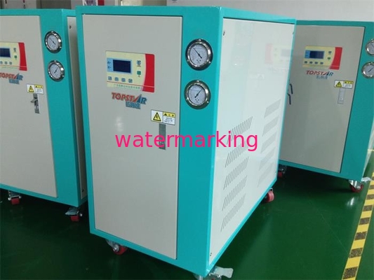 Shell / Tube Water Cooled Industrial Water Chiller With 10 HP Compressor