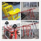 low price straight ladder,new type FRP Square Tube A-Shape insulated ladders
