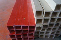 100*100mm Corrosion Resistant FRP Square Tube Fiberglass Structural Composits