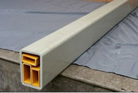Custom FRP Square Tube Fiberglass Structural Composite 100*100mm