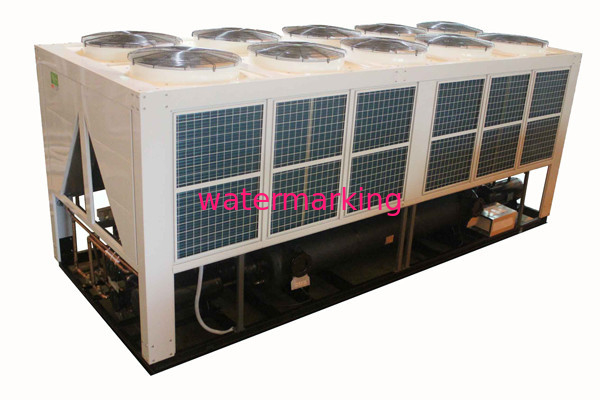 Low Noise Double Circuit System Screw Compressor Air Cooled Water Chiller