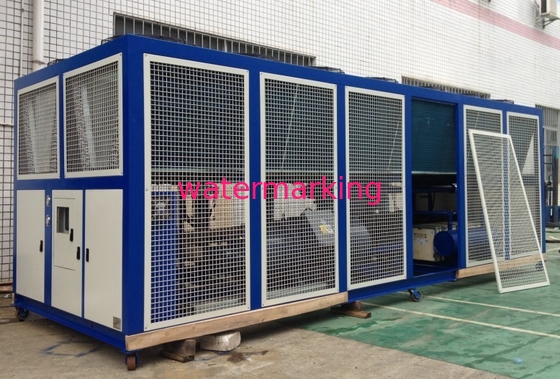 110Kw Cooling Capacity  R134A Refrigerant Air Cooled Screw Chiller With 7C Water Outlet