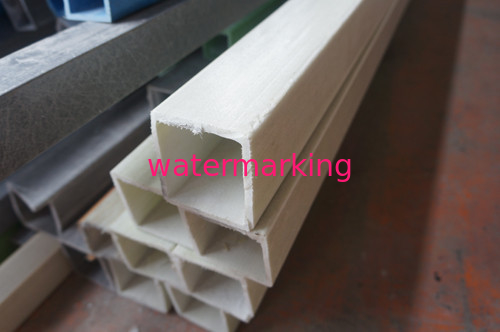 Heat - resistant Epoxy Resin Fiber Glass FRP Square Tube 100*100*8mm