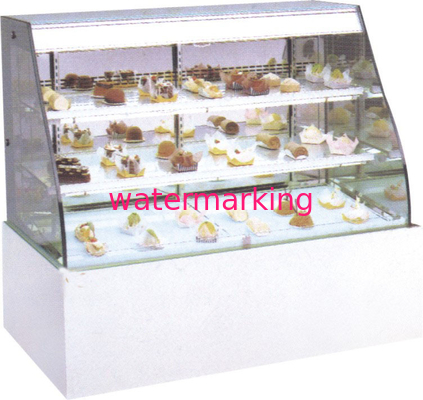 Commercial Flat Top Cake Display Freezer force air cooling hole